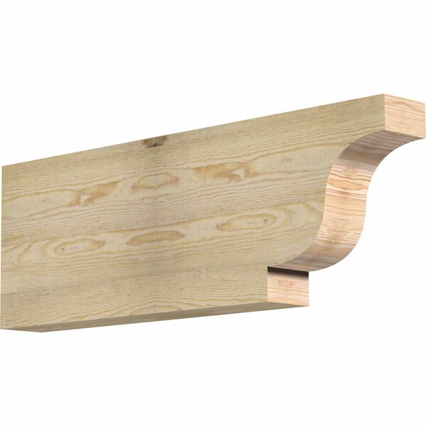Ekena Millwork Newport Rough Sawn Rafter Tail, Douglas Fir, 4"W x 12"H x 36"L RFT04X12X36NEW00RDF - main
